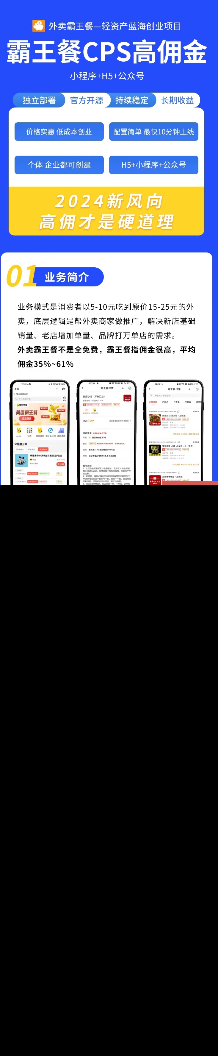 外卖霸王餐小程序-2024新风向