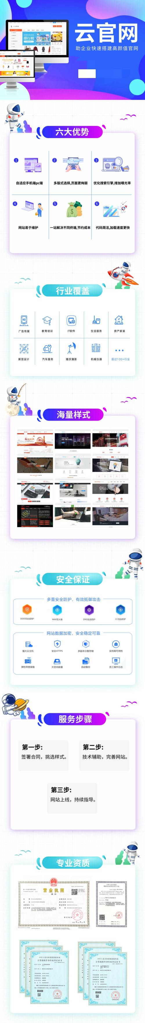 网站建设制作网页设计企业官网搭建定制开发模板建站一条龙全包saas账号