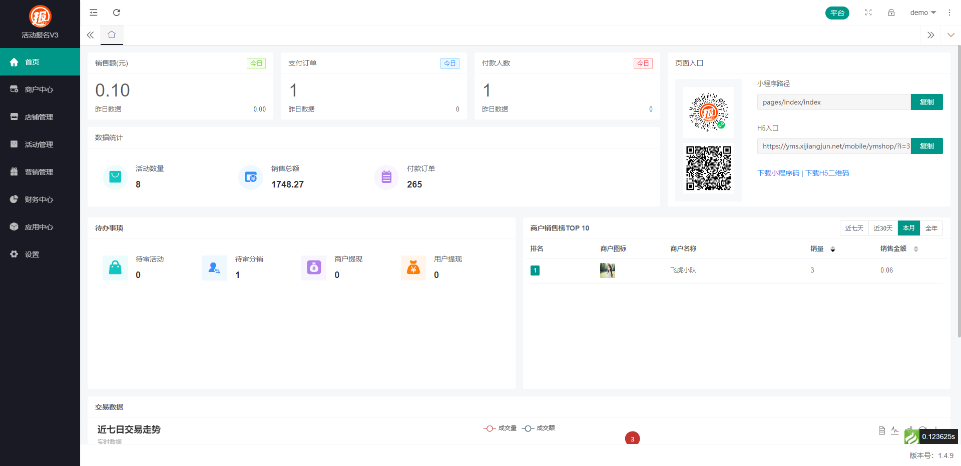 云盟SaaS活动报名管理系统、独立源码在线授权正式版