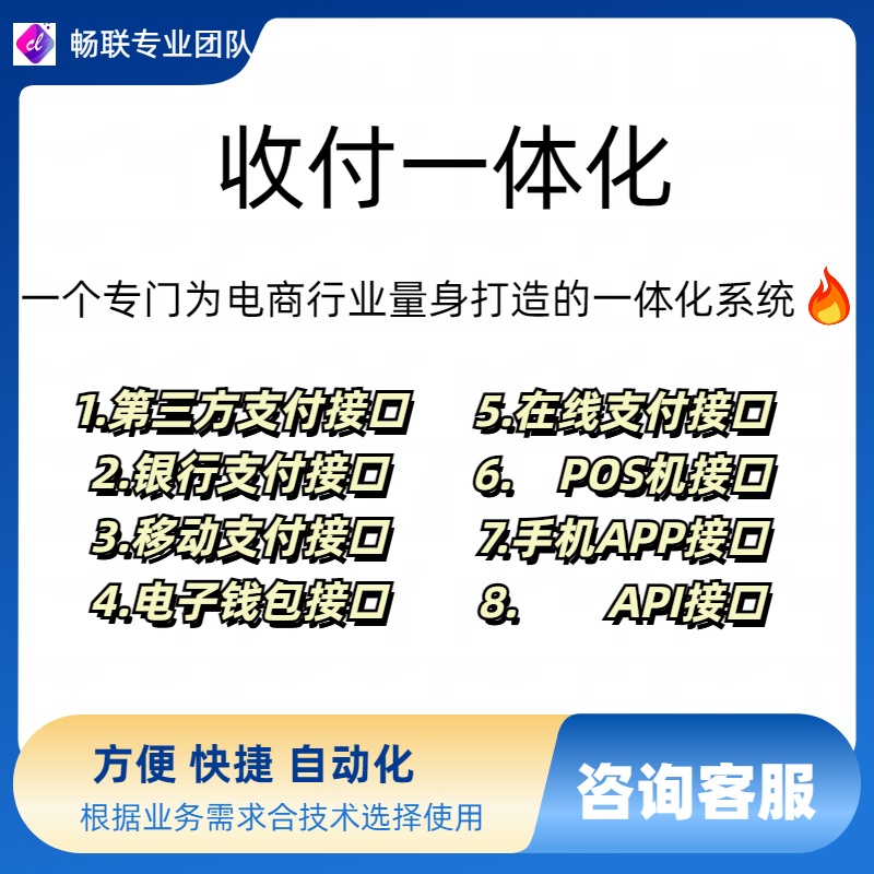 收付一体化简化交易流程高效便捷多种支付接口实体公司专业团队