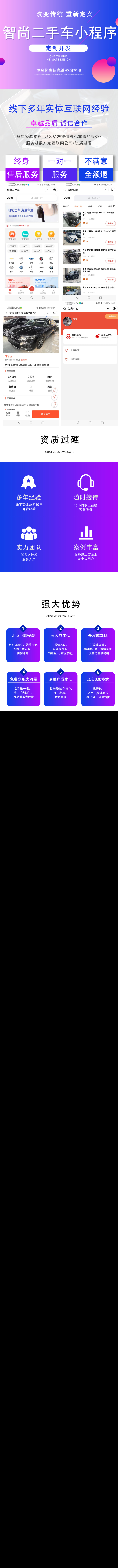 智尚二手车小程序正版源码系统出售