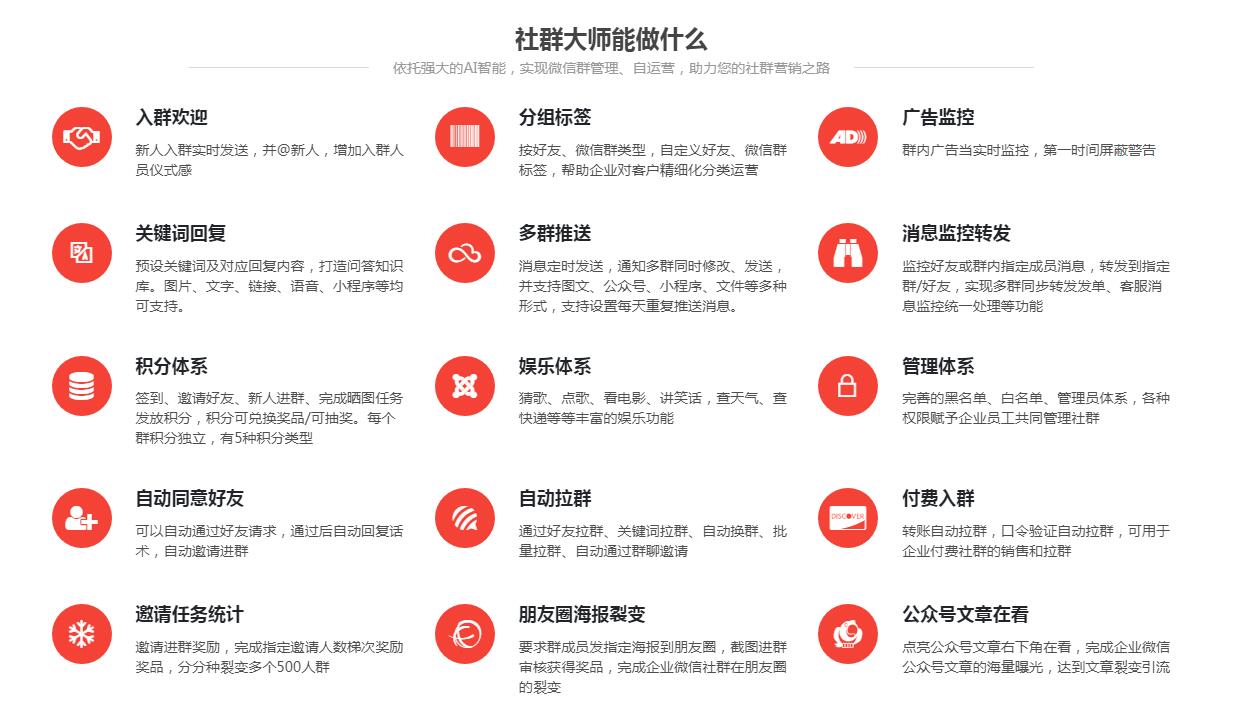 （年卡）社群大师社群管理裂变积分签到抽奖邀请统计软件pc版本