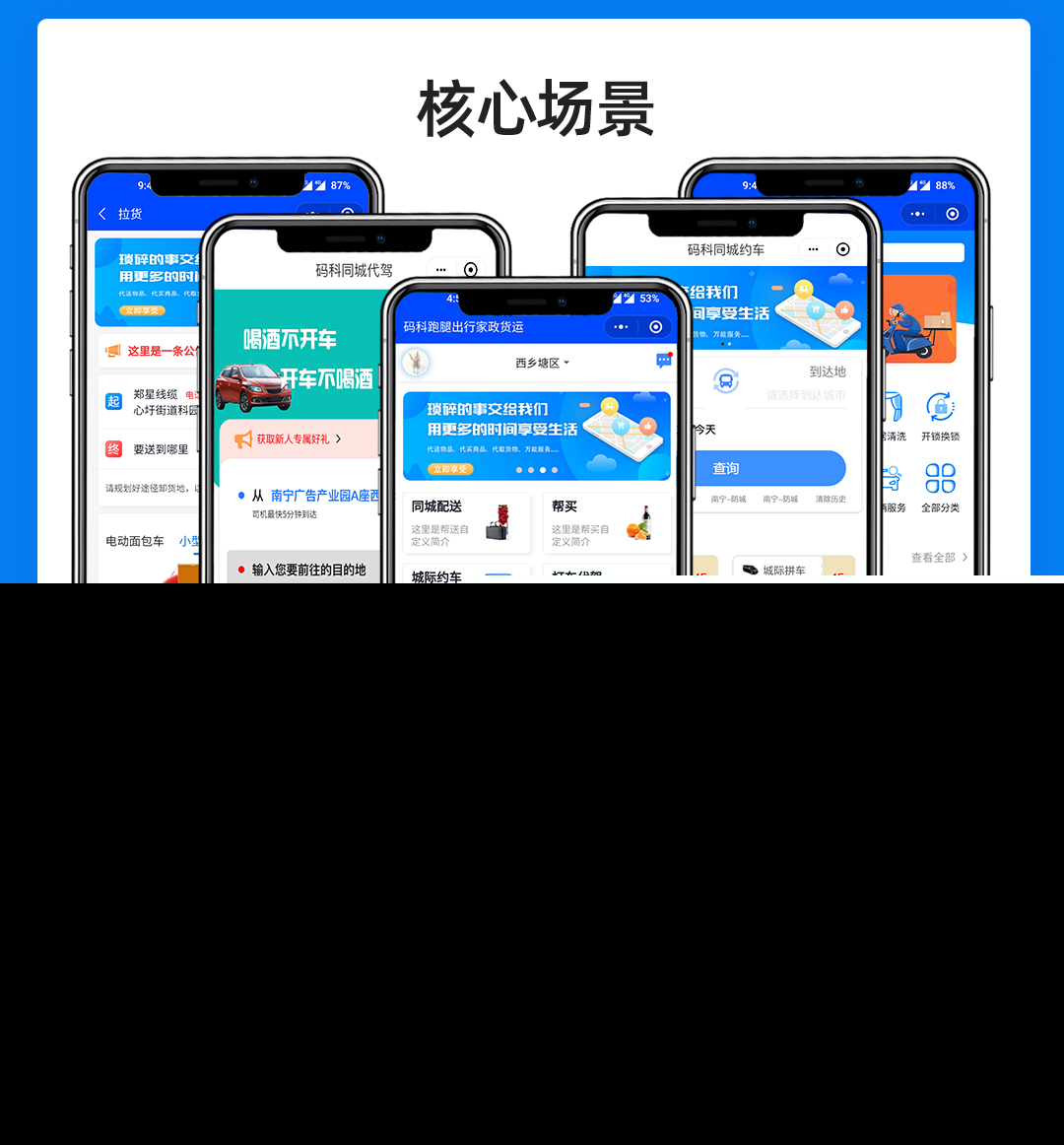 码科跑腿独立版本SaaS帐号全插件
