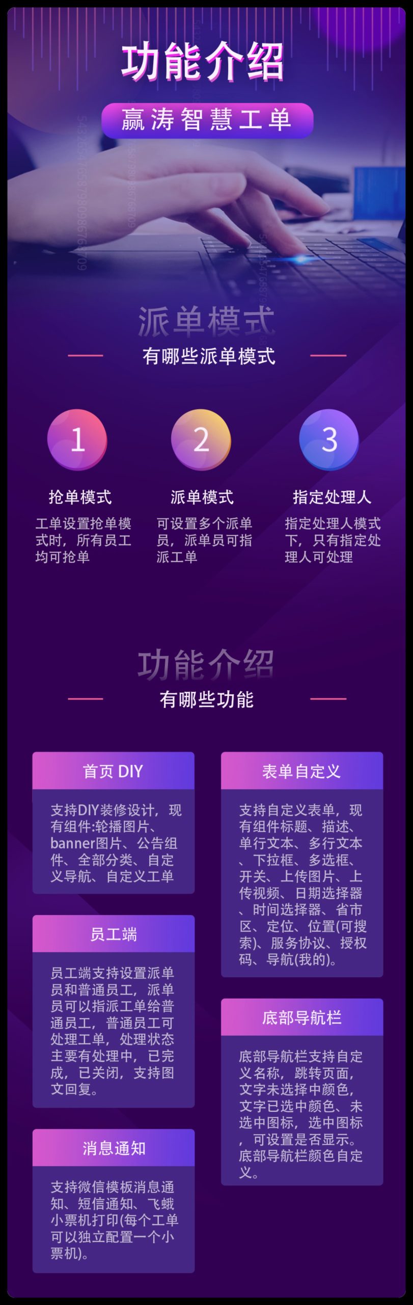 赢涛智慧工单系统 独立版 全插件 SAAS账号