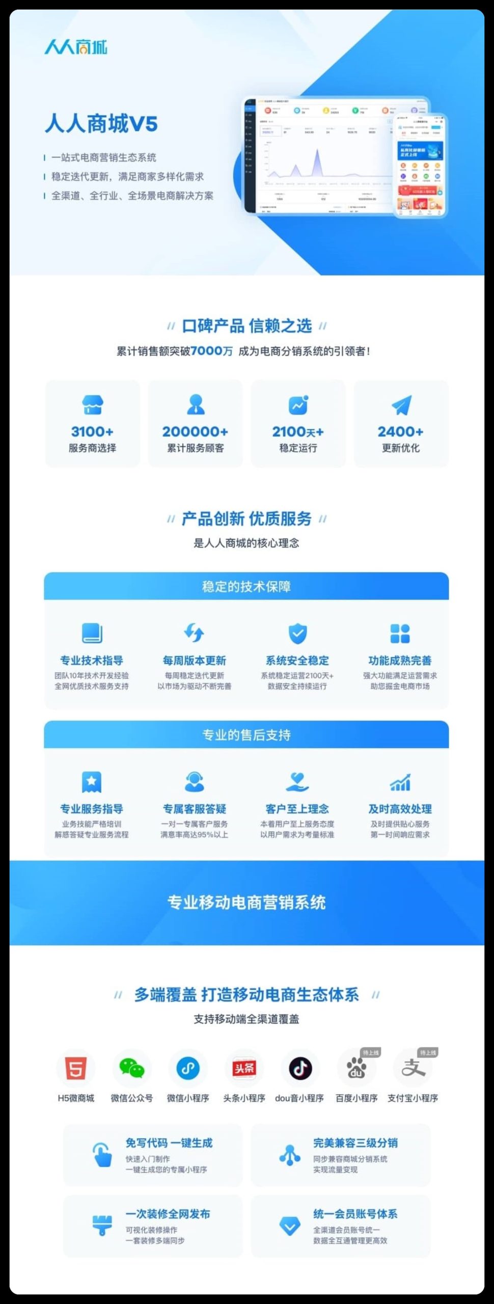 人人商城V5 尊享版 全插件 SAAS账号